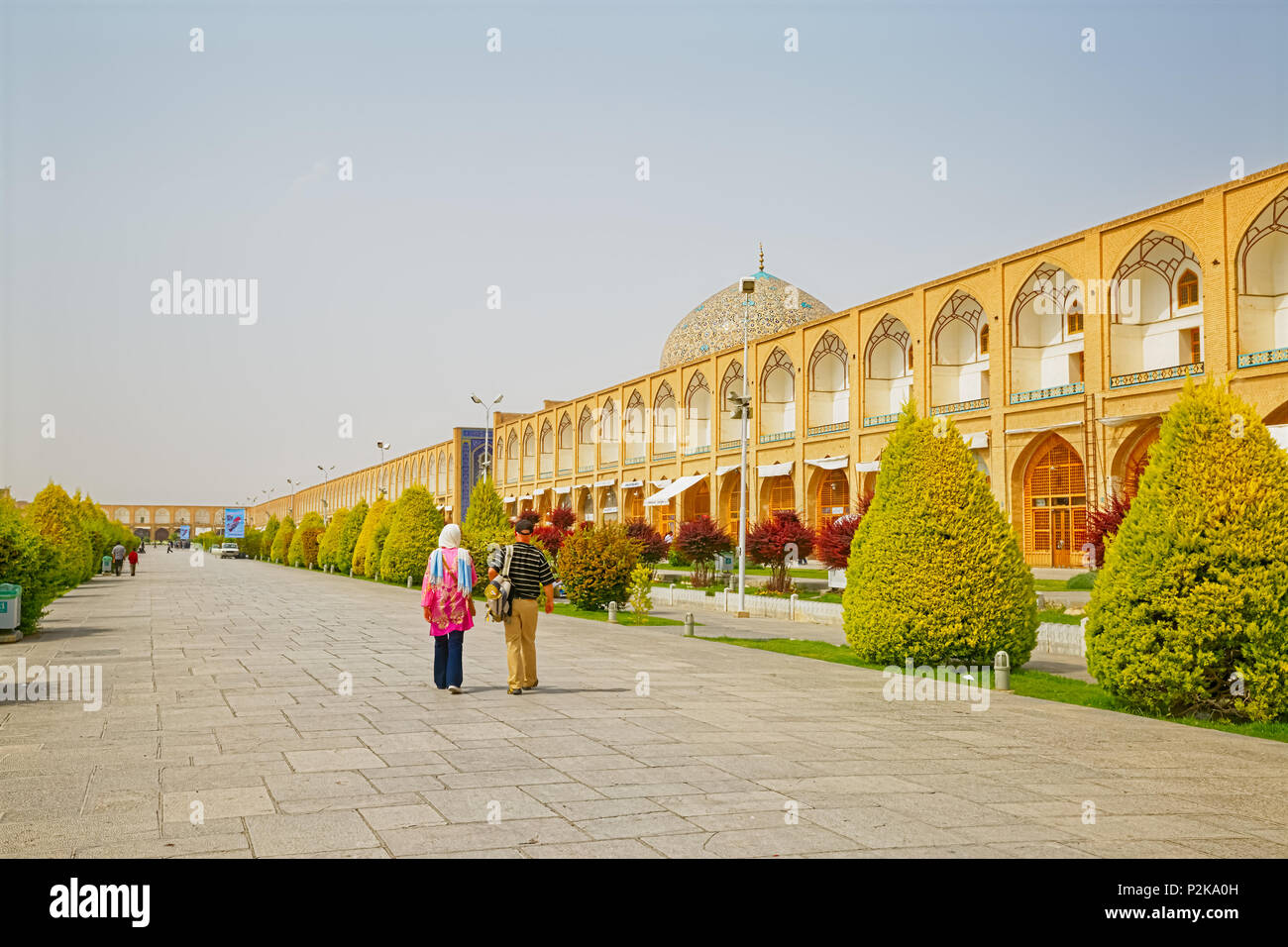 Isfahan Place Imam Banque D'Images