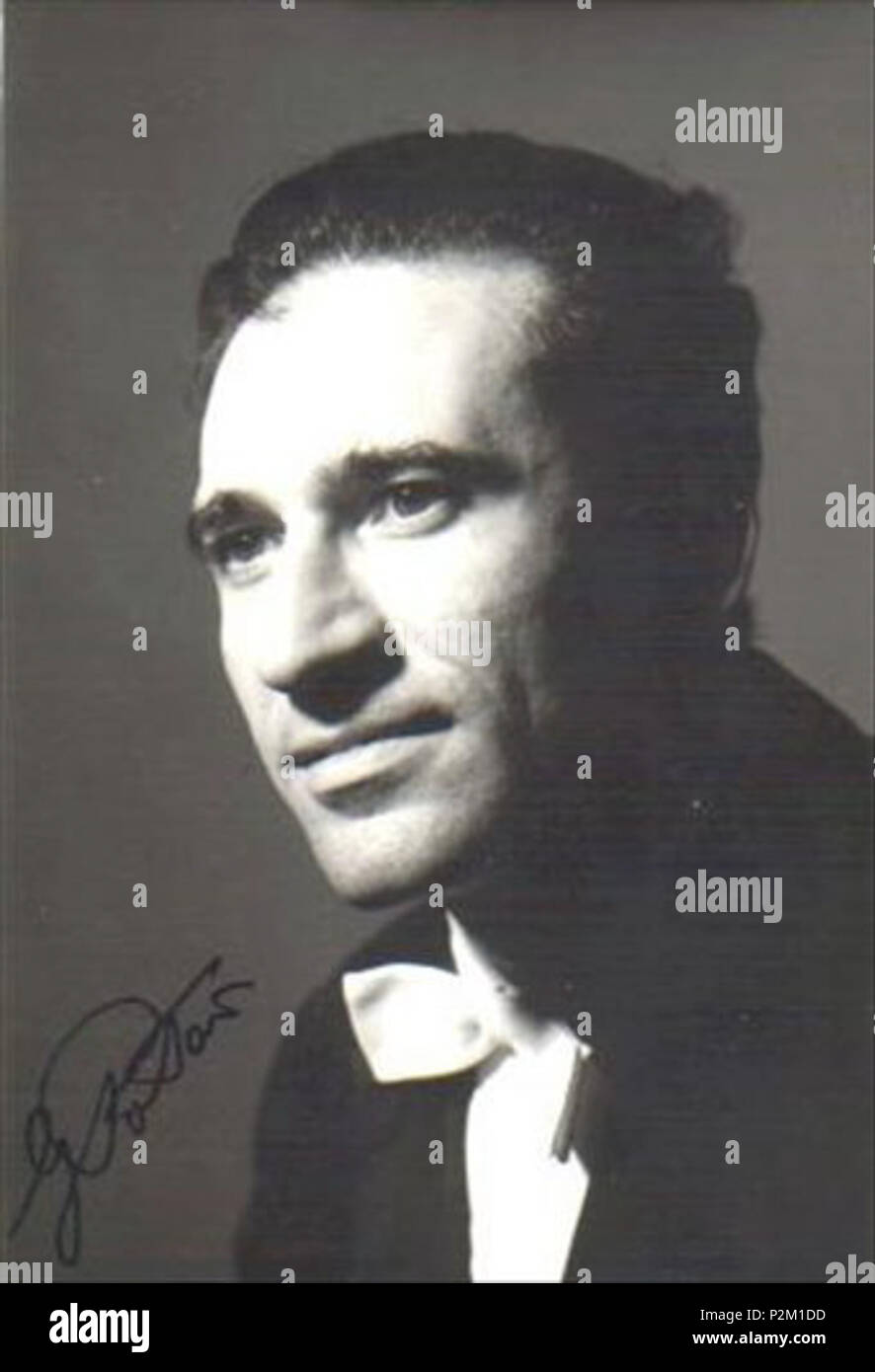 . Italiano : Il direttore d'orchestra Giuseppe Patane . Anteriore al 1989, data di morte. Inconnu 37 Giuseppe Patane Banque D'Images