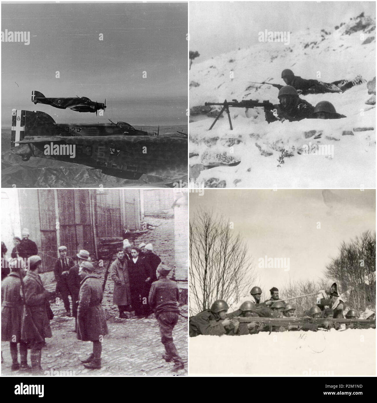 . French : Photo Collage d'images de la guerre Greco-Italian. Toutes les photos à partir de sources. 2 mars 2018. Guerre SJCAmerican 38 Grec-italien collage Banque D'Images