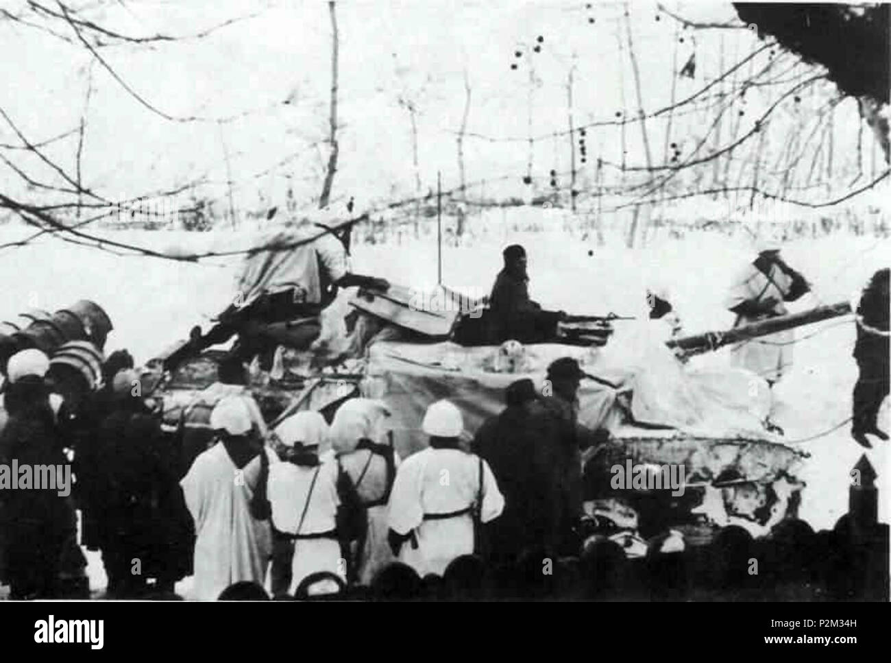 . Anglais : WW2 canon automoteur italien . Banque D'Images