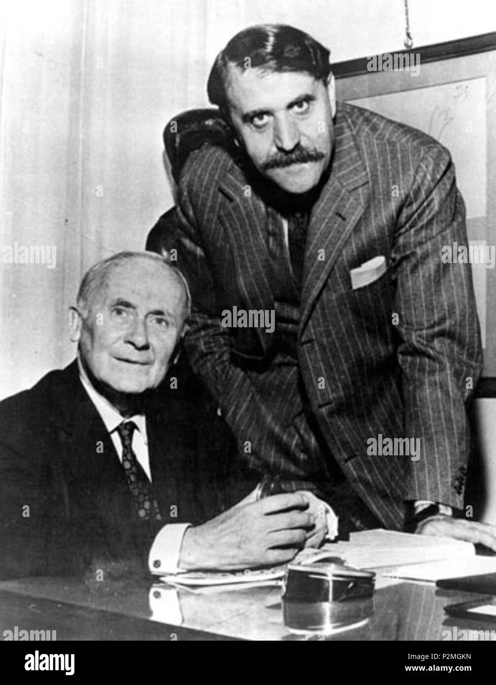 44 Joan Mirò et Carlo Cardazzo Banque D'Images