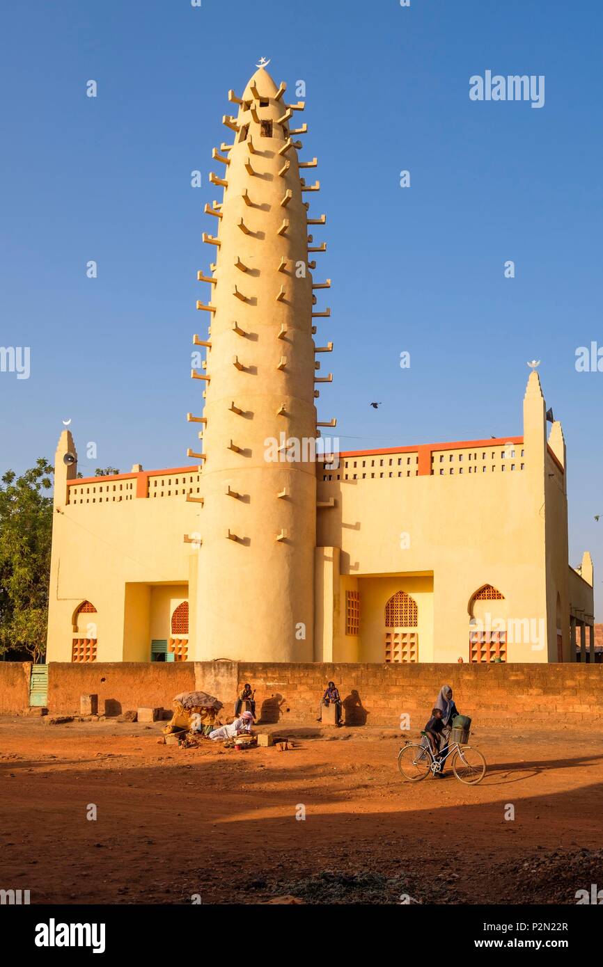 Le Burkina Faso, Boulkiemdé Koudougou, province, la grande mosquée Banque D'Images