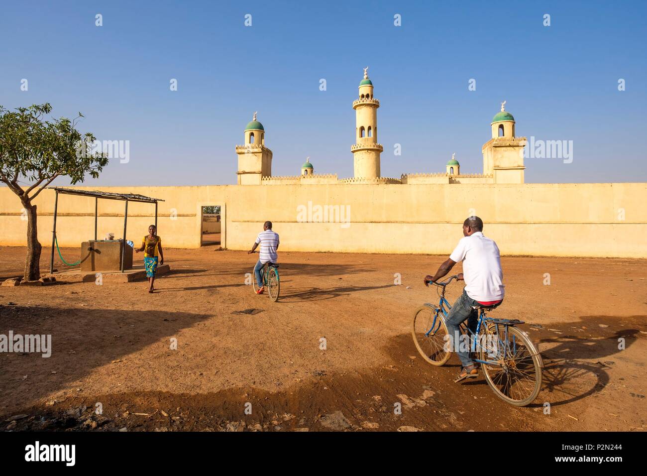 Le Burkina Faso, la province de Boulkiemdé Koudougou, mosquée, dans le district sud Banque D'Images