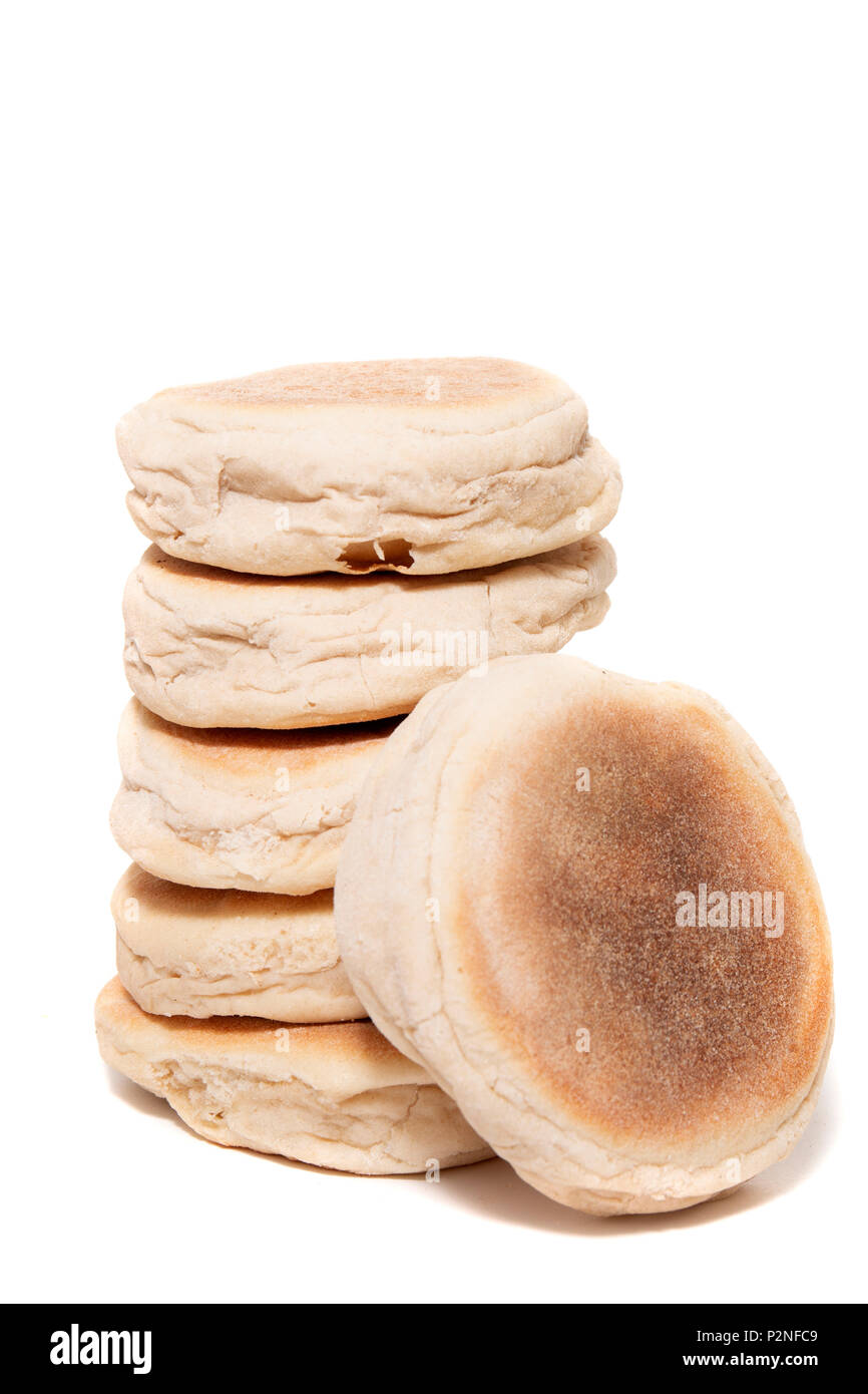 Caco traditionnel gâteau de la région de Madère, au Portugal. Banque D'Images