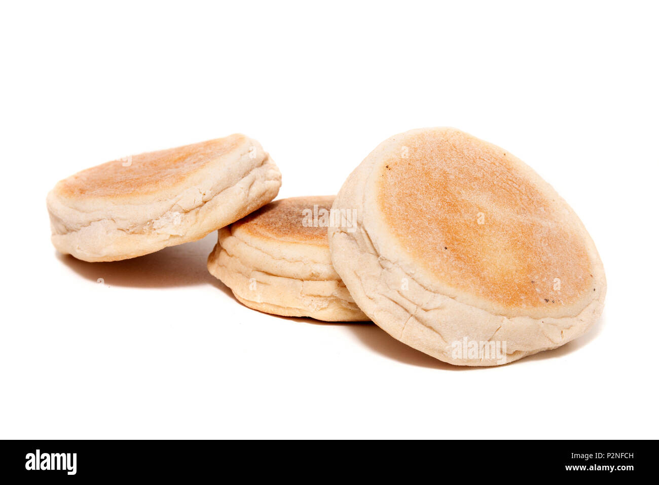 Caco traditionnel gâteau de la région de Madère, au Portugal. Banque D'Images