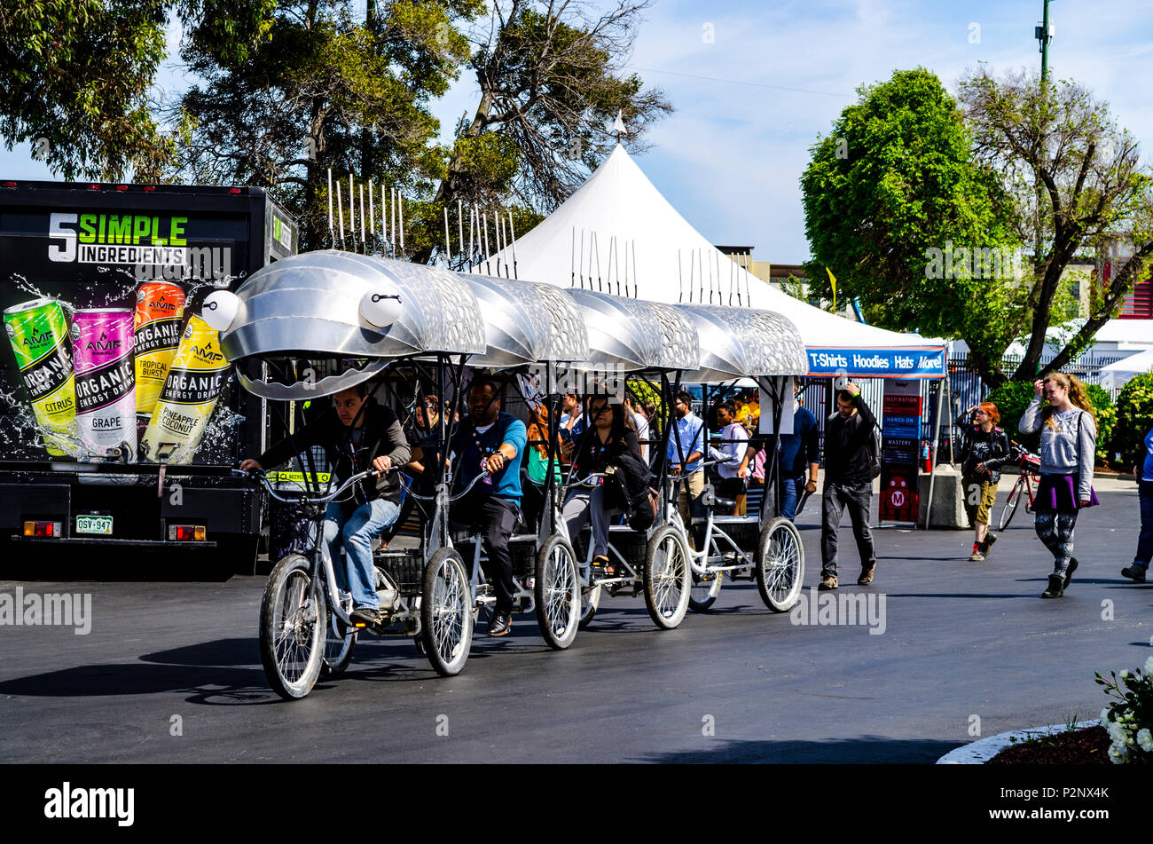 Créations fabuleuses au 2018 décideurs faire à San Mateo en Californie USA Banque D'Images