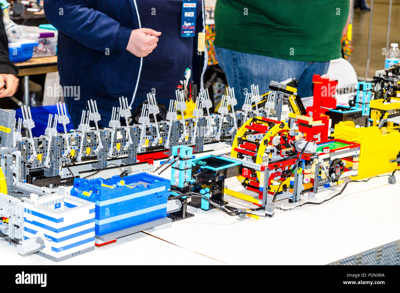 Créations fabuleuses au 2018 décideurs faire à San Mateo en Californie USA Banque D'Images