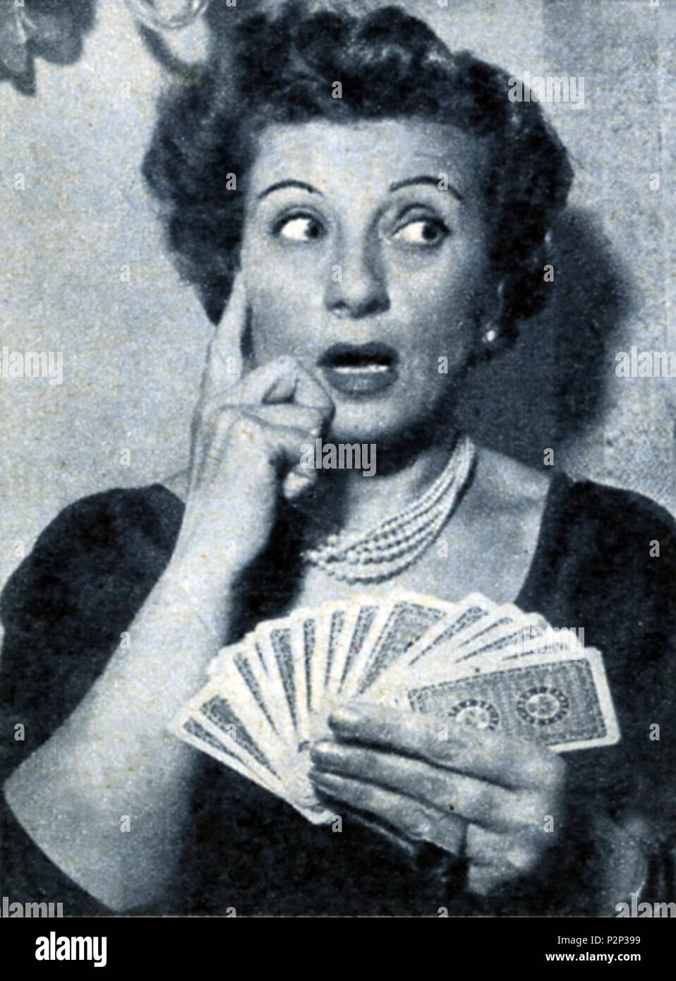 Magazine des années 1950 noir et blanc Banque de photographies et d ...