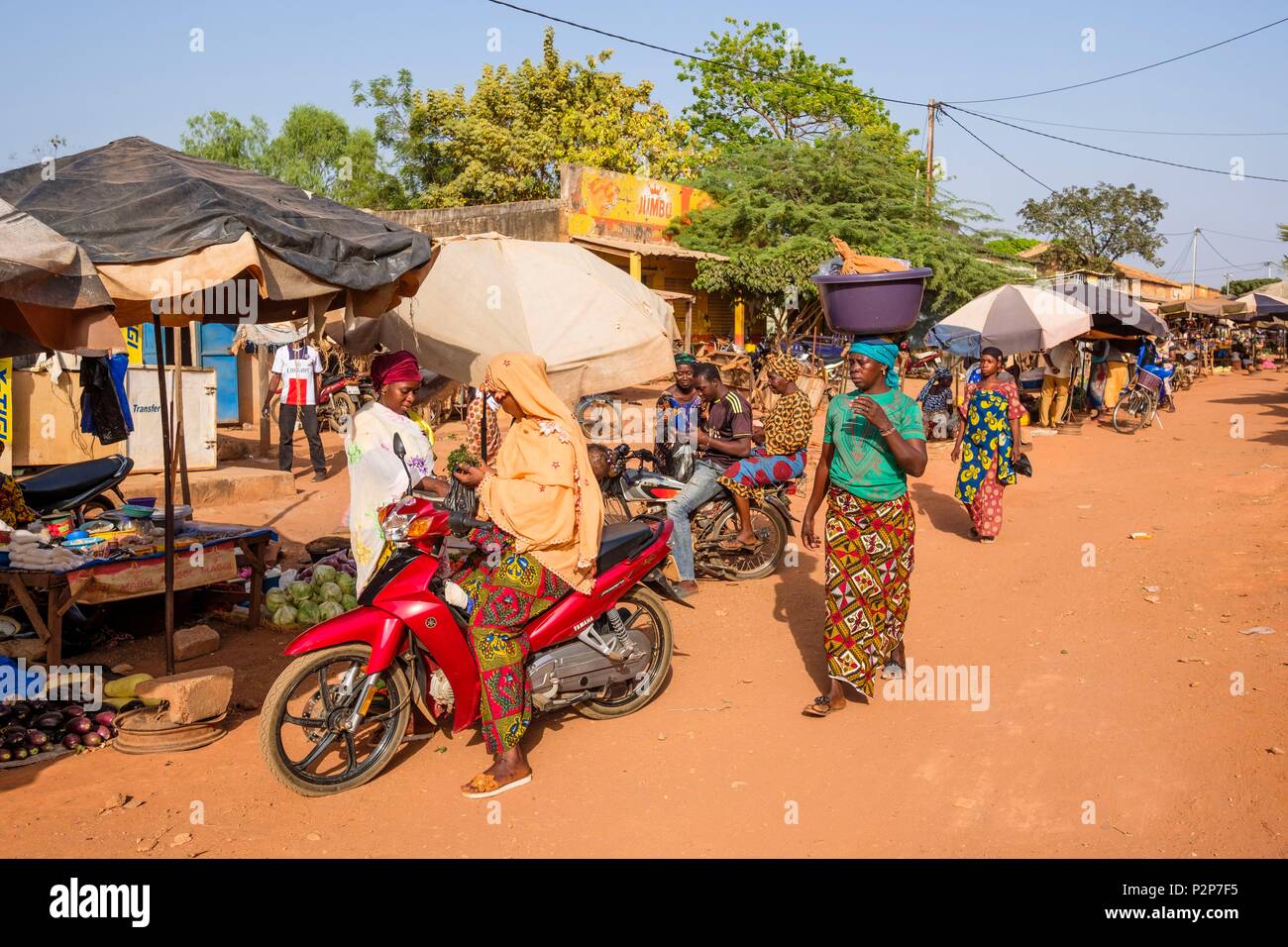 Burkina Faso, Banfora, capitale de la région des Cascades et de la province de Comoe Banque D'Images