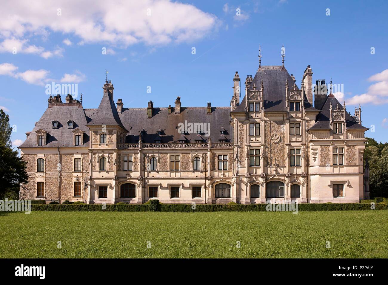 La France, Cher, Menetou Salon château sur la route Jacques Coeur Banque D'Images