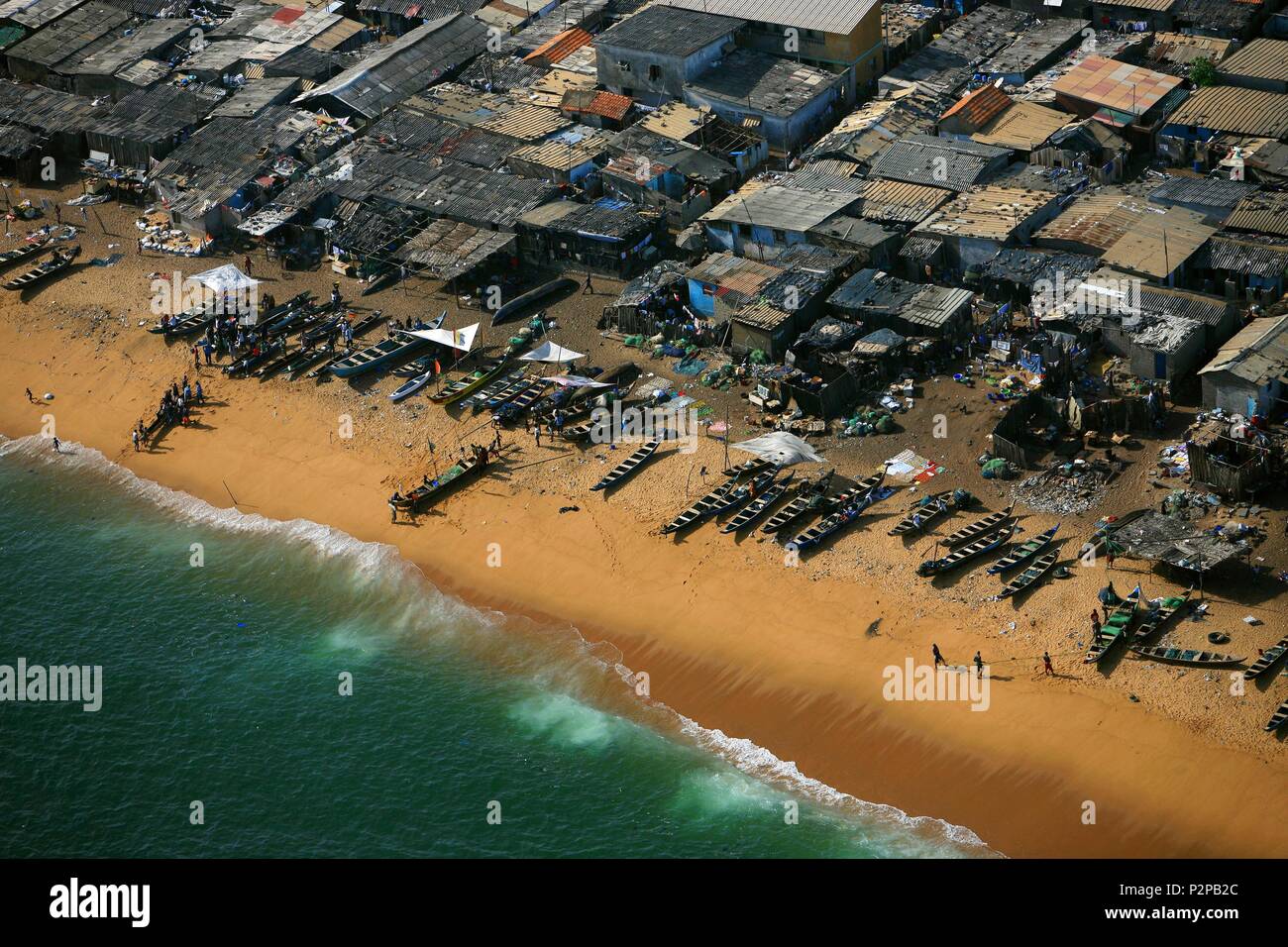 Côte d'Ivoire, Abidjan, capitale économique, Jacqueville Banque D'Images