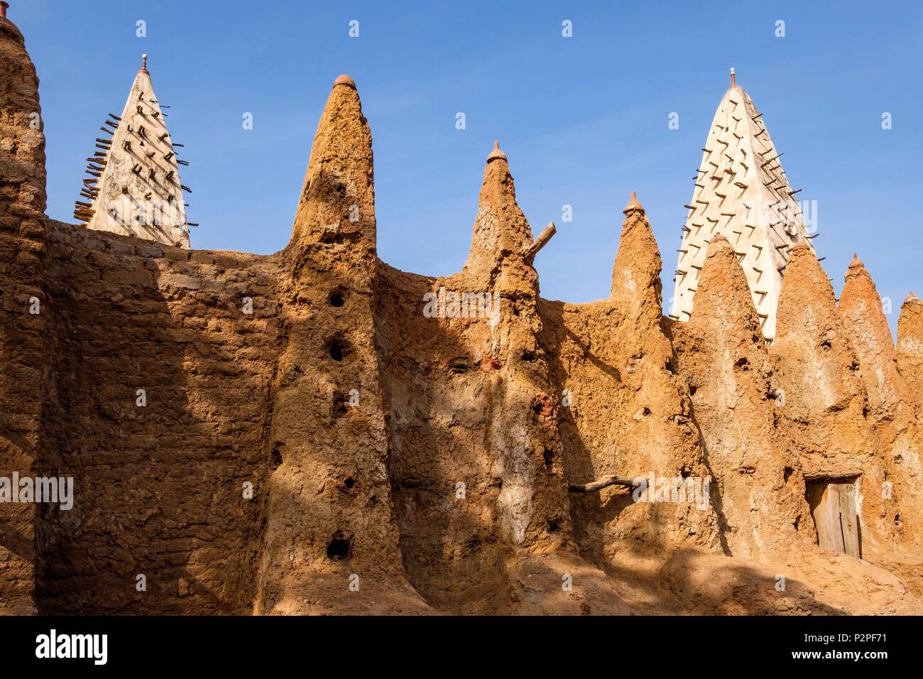 Le Burkina Faso, région Hauts-Bassins, Bobo-Dioulasso, mosquée Dioulassoba Banque D'Images