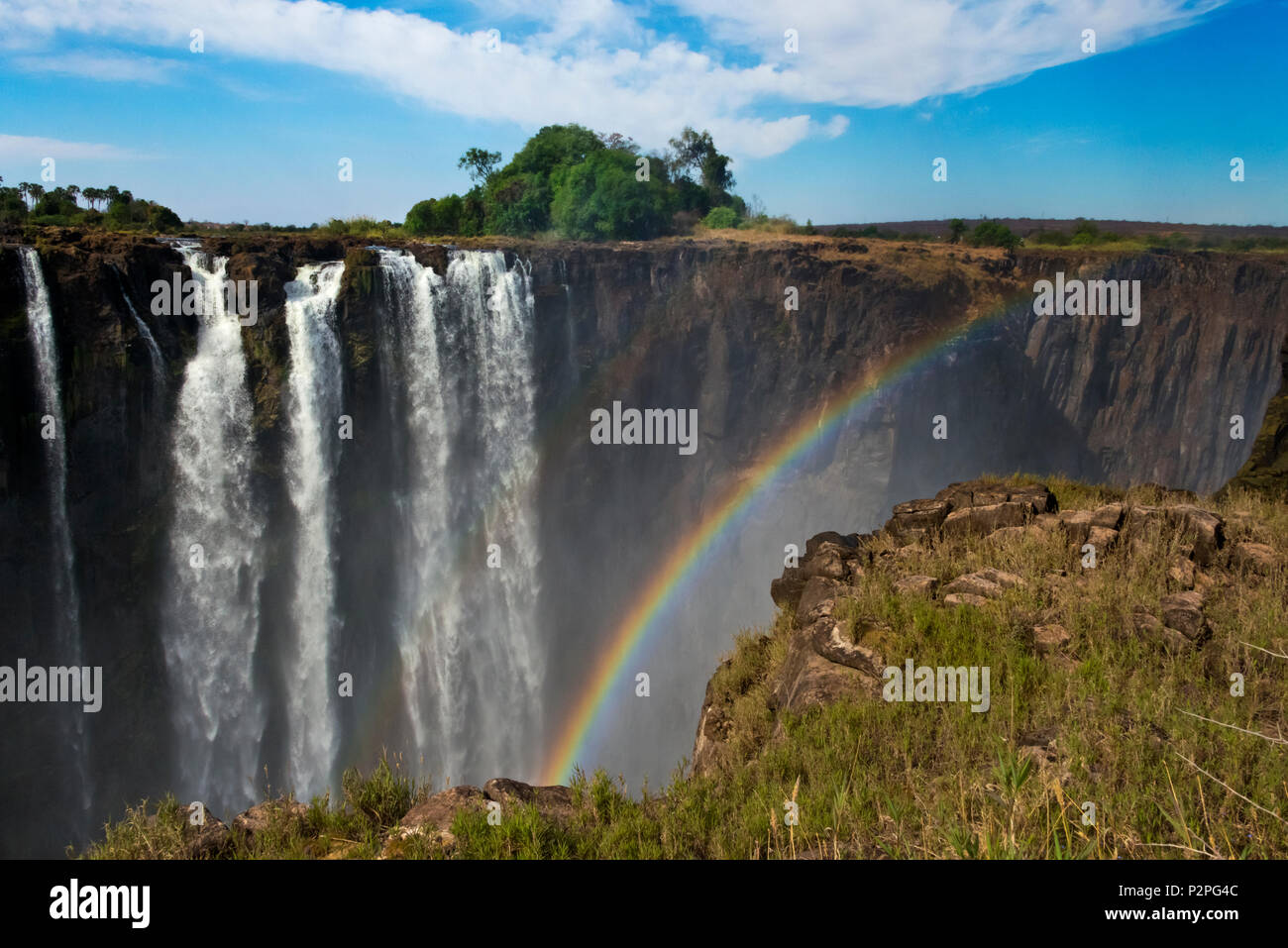 Victoria Falls, Zimbabwe Banque D'Images