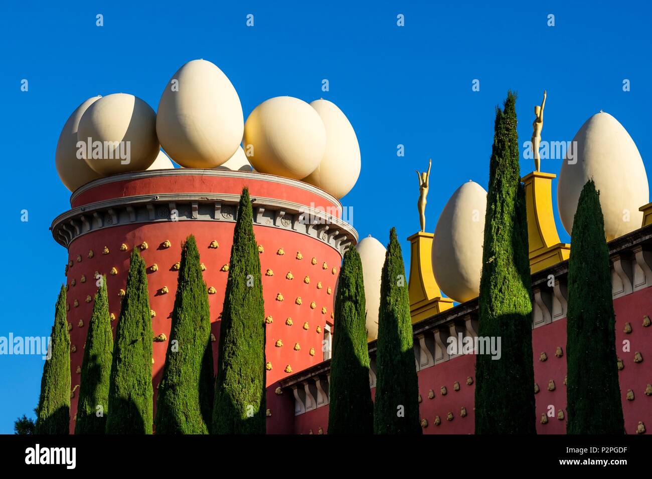 L'Espagne, la Catalogne, Figueras, Dali Theatre et musée dédié à l'artiste Salvador Dali dans sa ville natale de Figueras Banque D'Images