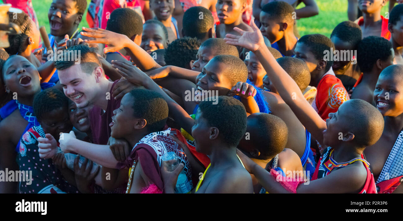 Swazi reed dance festival Banque de photographies et d’images à haute ...