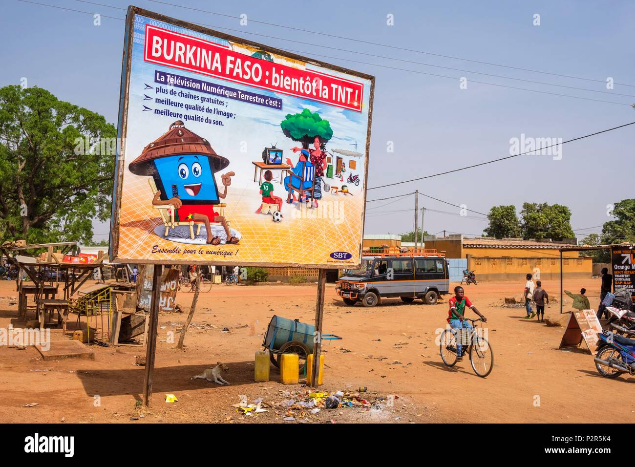 Le Burkina Faso, région Centre-Sud, la ville de Po, pays de l'ethnie Kasséna Banque D'Images