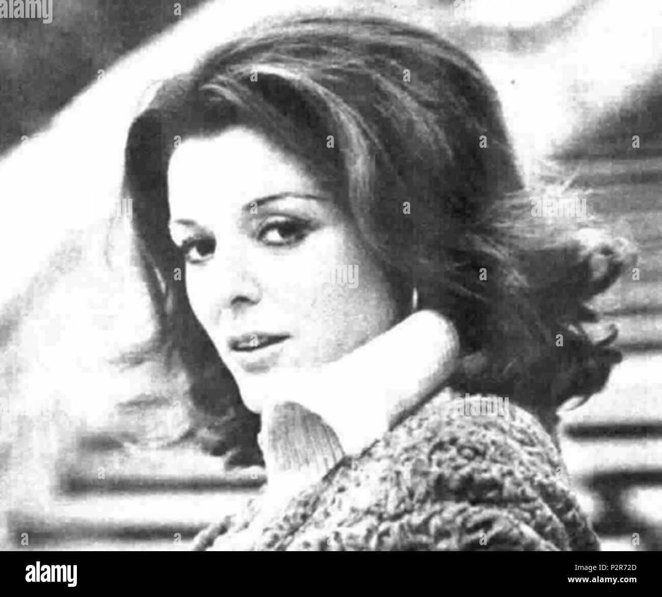 . L'actrice italienne Marisa Bartoli . Mars 1973. Inconnu 54 Marisa Bartoli Banque D'Images