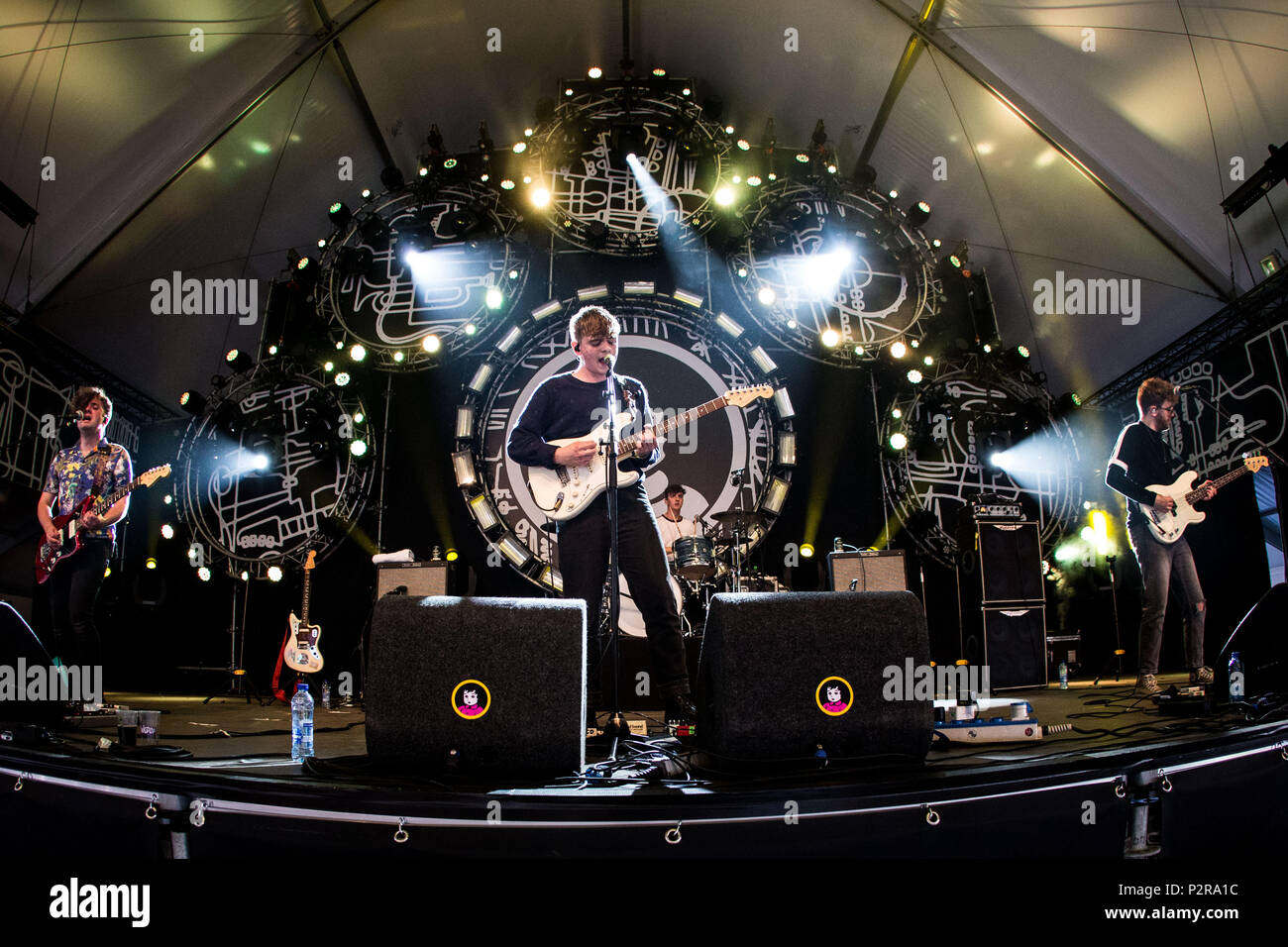 Landgraaf, Pays-Bas 15 juin 2018 Le milieu universitaire en concert au Festival Pinkpop 2018 © Roberto Finizio/ Alamy Live News Banque D'Images