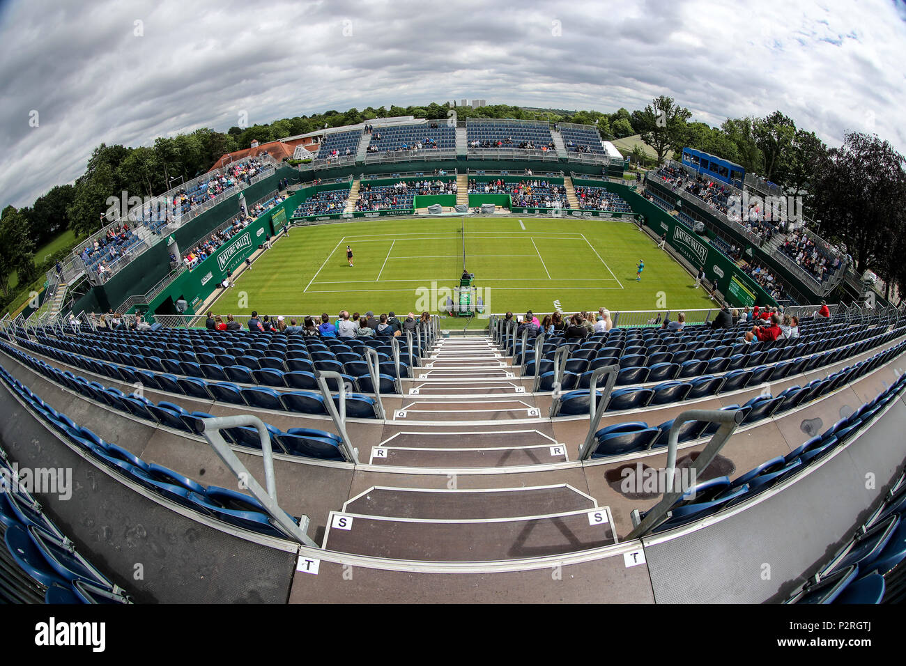 Club Prieuré Edgbaston, Birmingham, UK. 16 Juin, 2018. Tennis Classic Nature Valley ; Centre Court : Action Crédit Plus Sport/Alamy Live News Banque D'Images