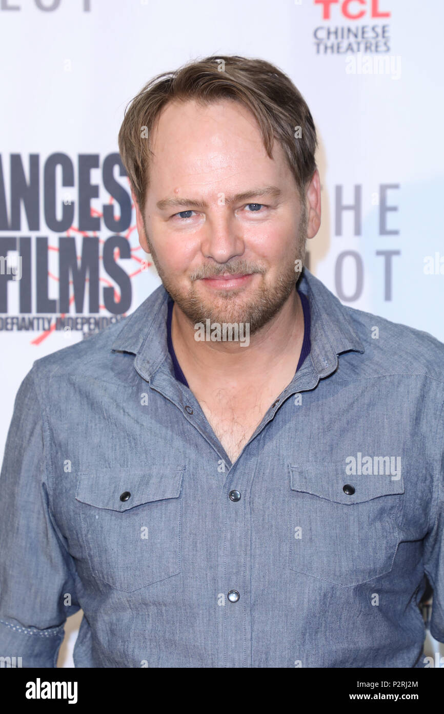 Hollywood, Californie, USA. 15 Juin, 2018. Cinéaste Matthew Ellis assistant à Jaclyn Bradley Palmer's 'Amour les organes que nous sommes en première mondiale à des danses avec des Films Festival au théâtre chinois de Grauman à Hollywood Calfornia. Credit : Sheri Determan/Alamy Live News Banque D'Images