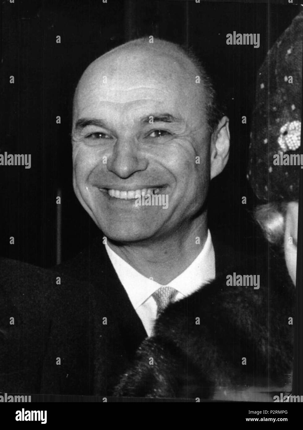 . L'homme d'affaires italien Carlo Pesenti (1907-1984) en 1964 en tant que président de l'Alpine SpA, constructeur automobile italien . 1964. Inconnu 16-Carlo pesenti 1964 Banque D'Images