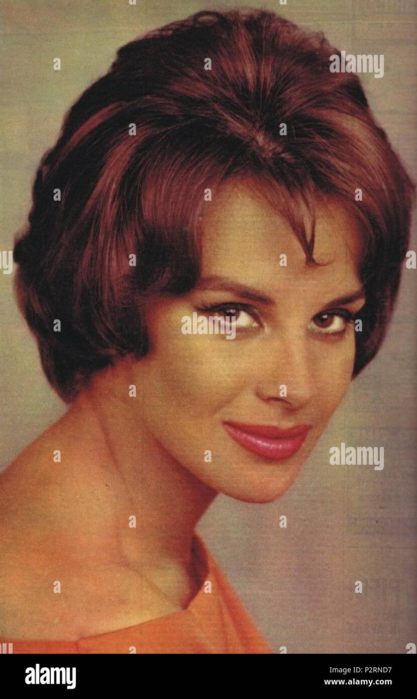 . L'actrice italienne Antonella Lualdi . 16 avril 1961. Inconnu 7 Antonella Lualdi 1961 Banque D'Images