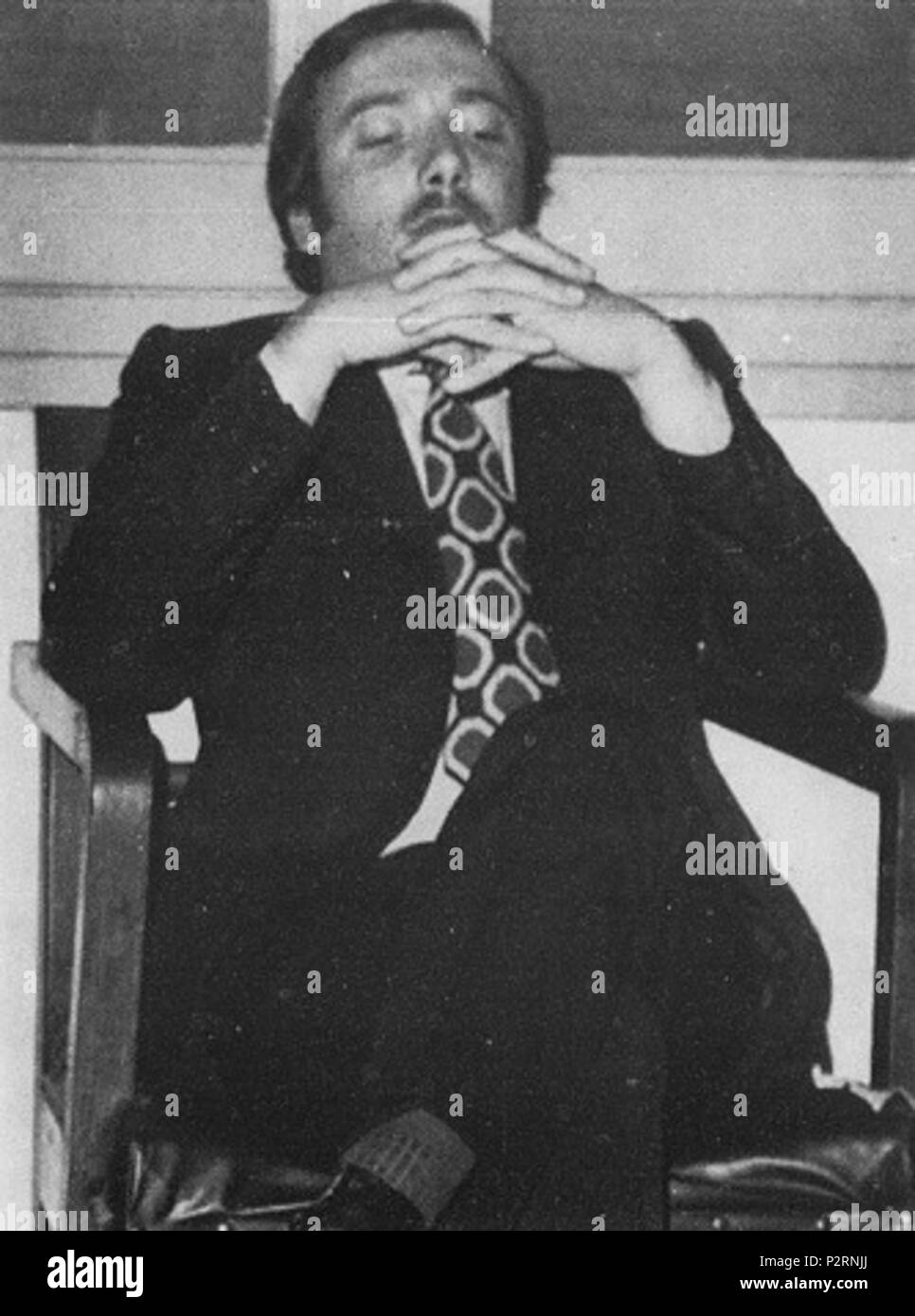 . Criminel Italien Lorenzo Bozano . 6 mai 1973. Nazzaro 49 Lorenzo Bozano Banque D'Images
