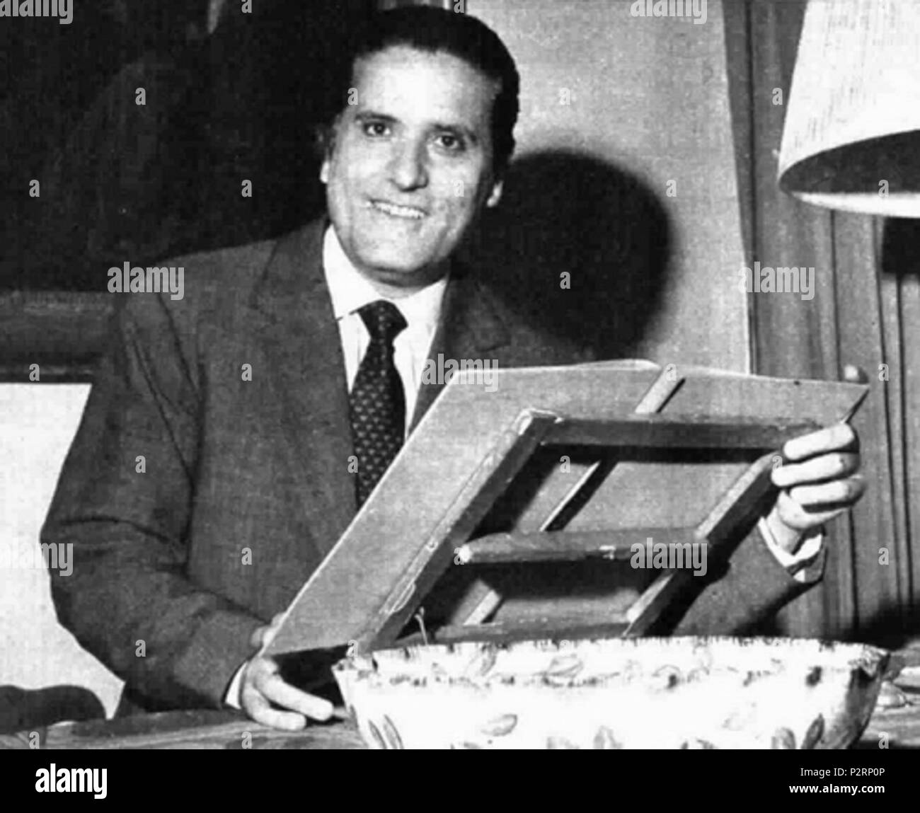 . Compositeur italien Franco Mannino . 11 novembre 1973. Franco Mannino 73 inconnu 31 Banque D'Images