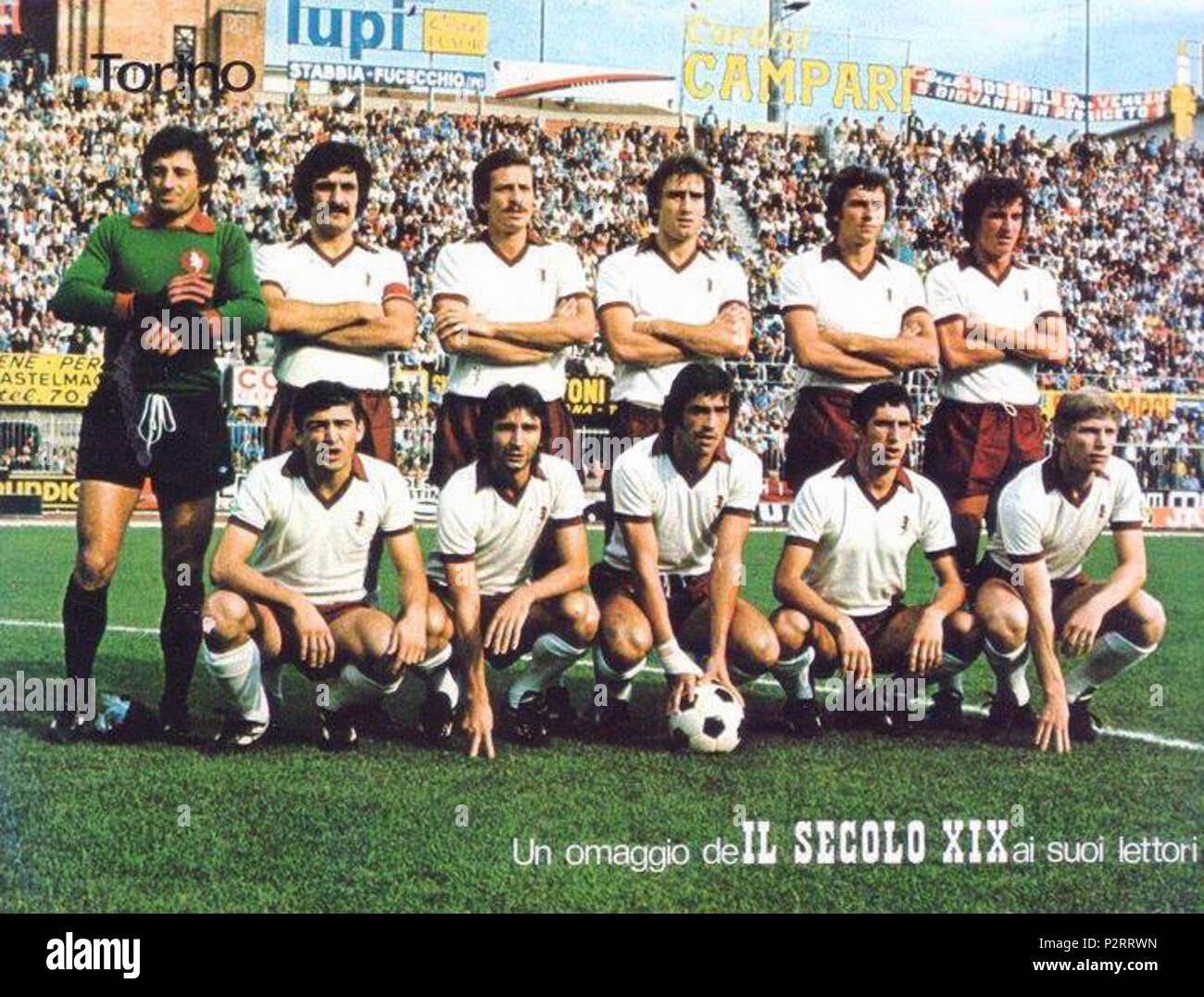 1975-76 Torino Associazione Calcio 1975 2-76 l'Associazione Calcio Torino Banque D'Images