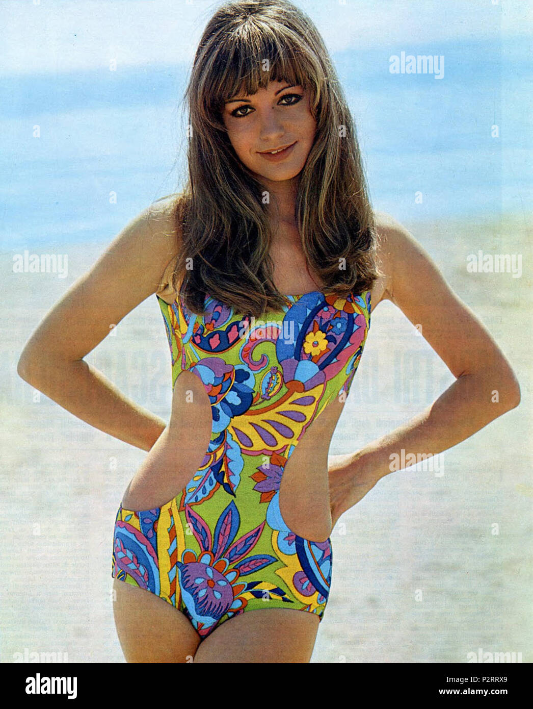 . L'actrice et chanteuse franco-italienne Catherine Spaak en 1968. premier semestre de 1968. Angelo Frontoni 17 Catherine Spaak, 1968 Banque D'Images