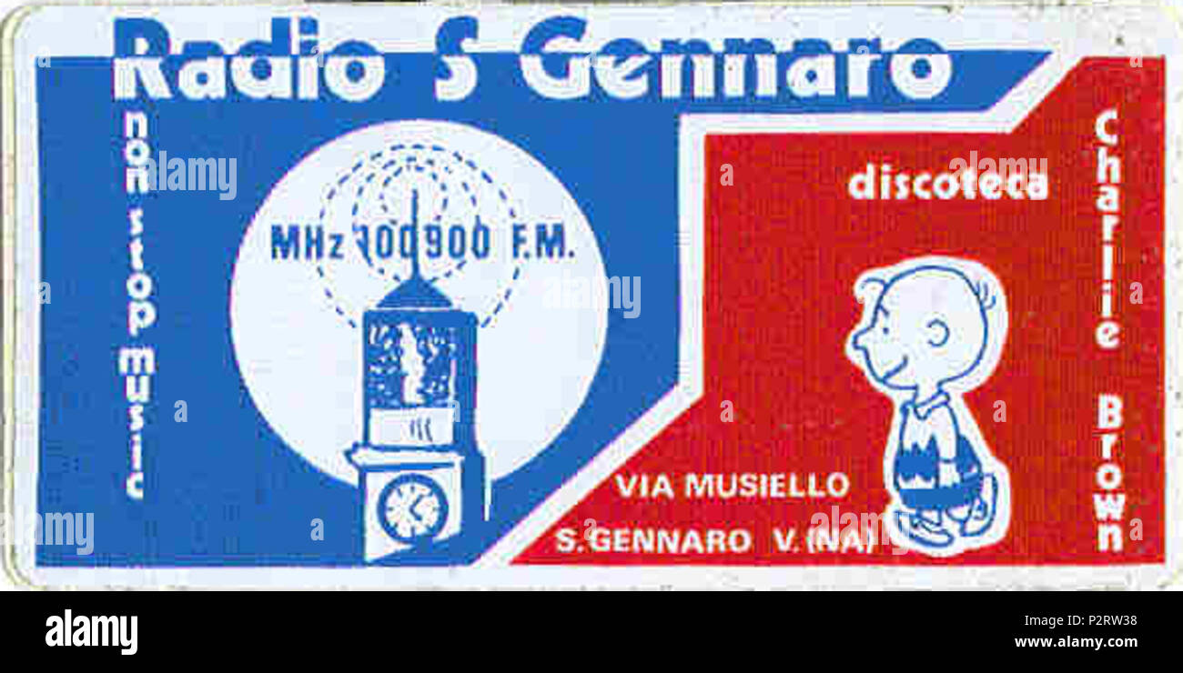 3 Adesivoradiosangennaro Banque D'Images