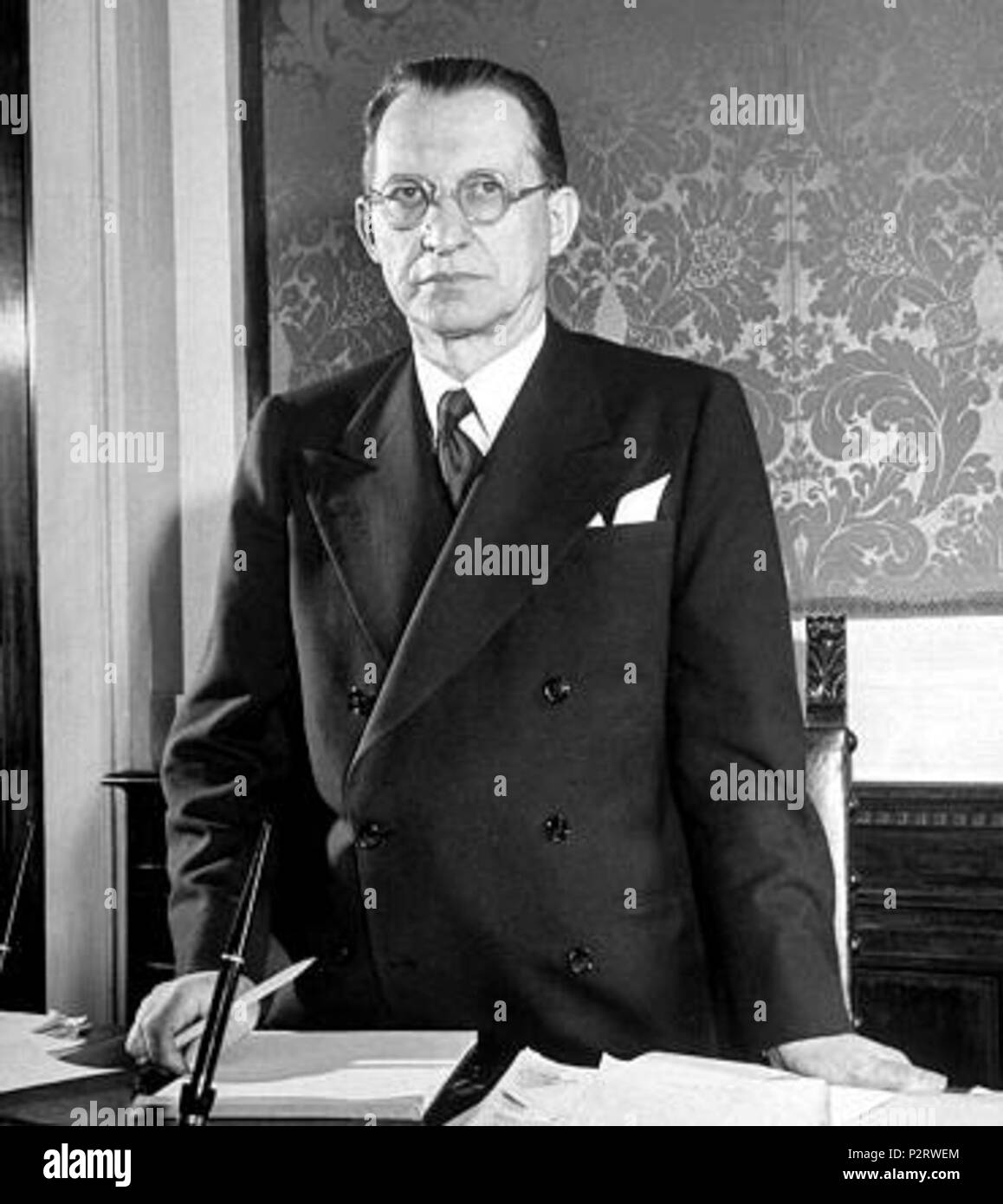 . Anglais : Alcide De Gasperi . 13 juillet 2016. Presidenza del Consiglio dei Ministri 5 Alcide de Gasperi 2 Banque D'Images