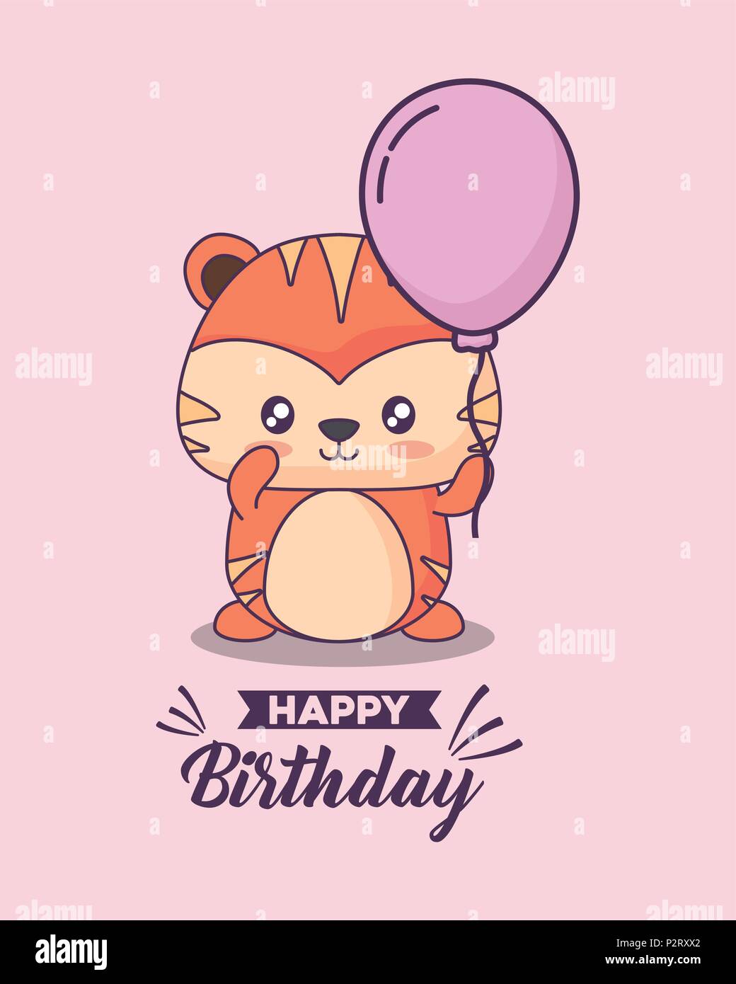 Carte D Anniversaire Avec Tiger Cute Kawaii Character Vector Illustration Design Image Vectorielle Stock Alamy Carte D Anniversaire Avec Tiger Cute Kawaii Character Vector Illustration Design Image Vectorielle Stock Alamy