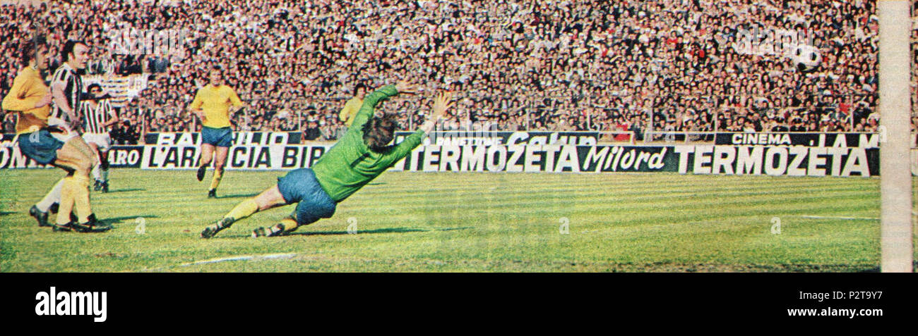 26 Coupe d'Europe 1972-1973 - Juventus v Derby County - José Altafini &AMP ; Colin Boulton Banque D'Images