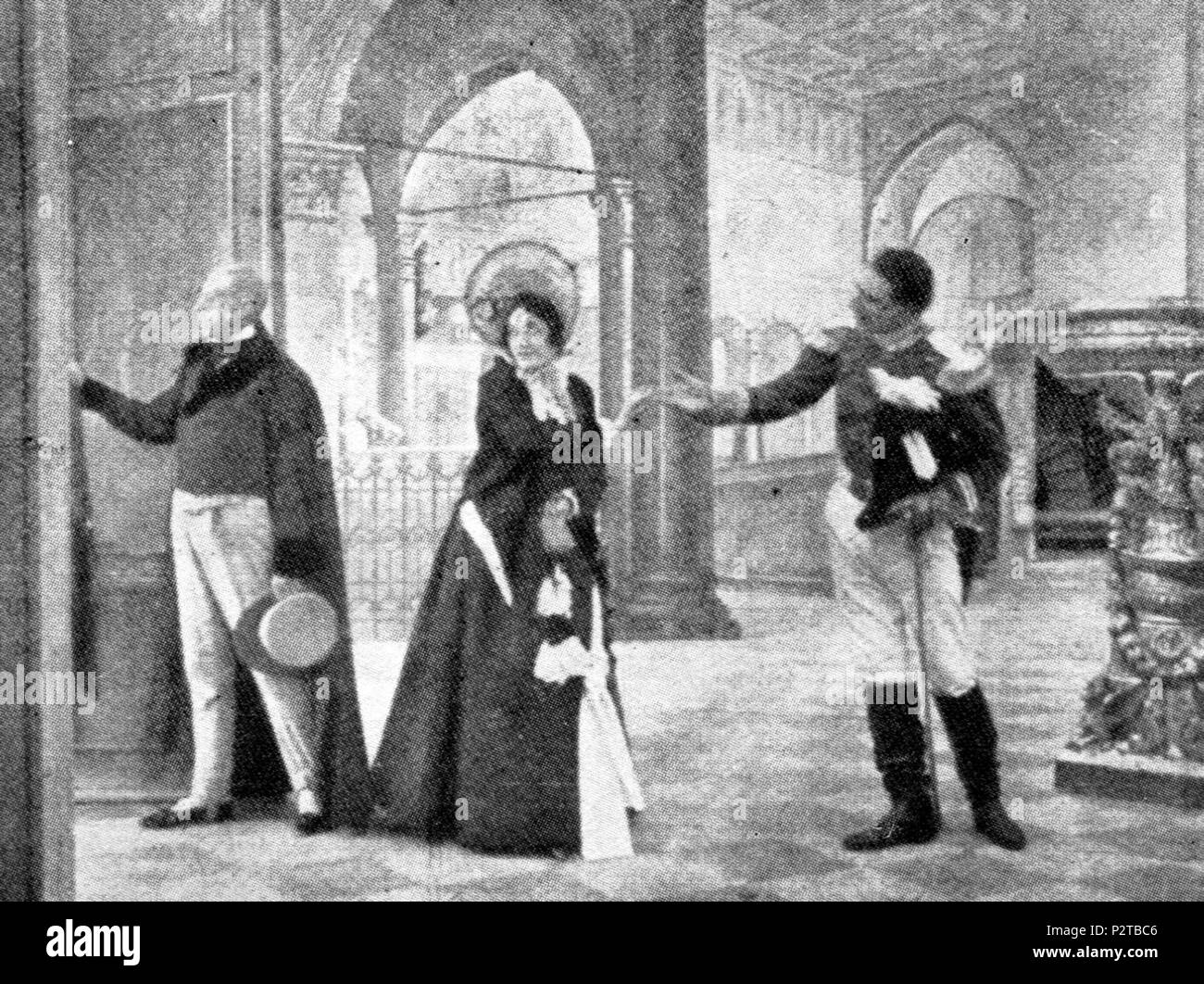 Il pianoforte silenzioso L. Maggi 1910 prod Ambrosio 70 Pianof-silenz-01 Banque D'Images