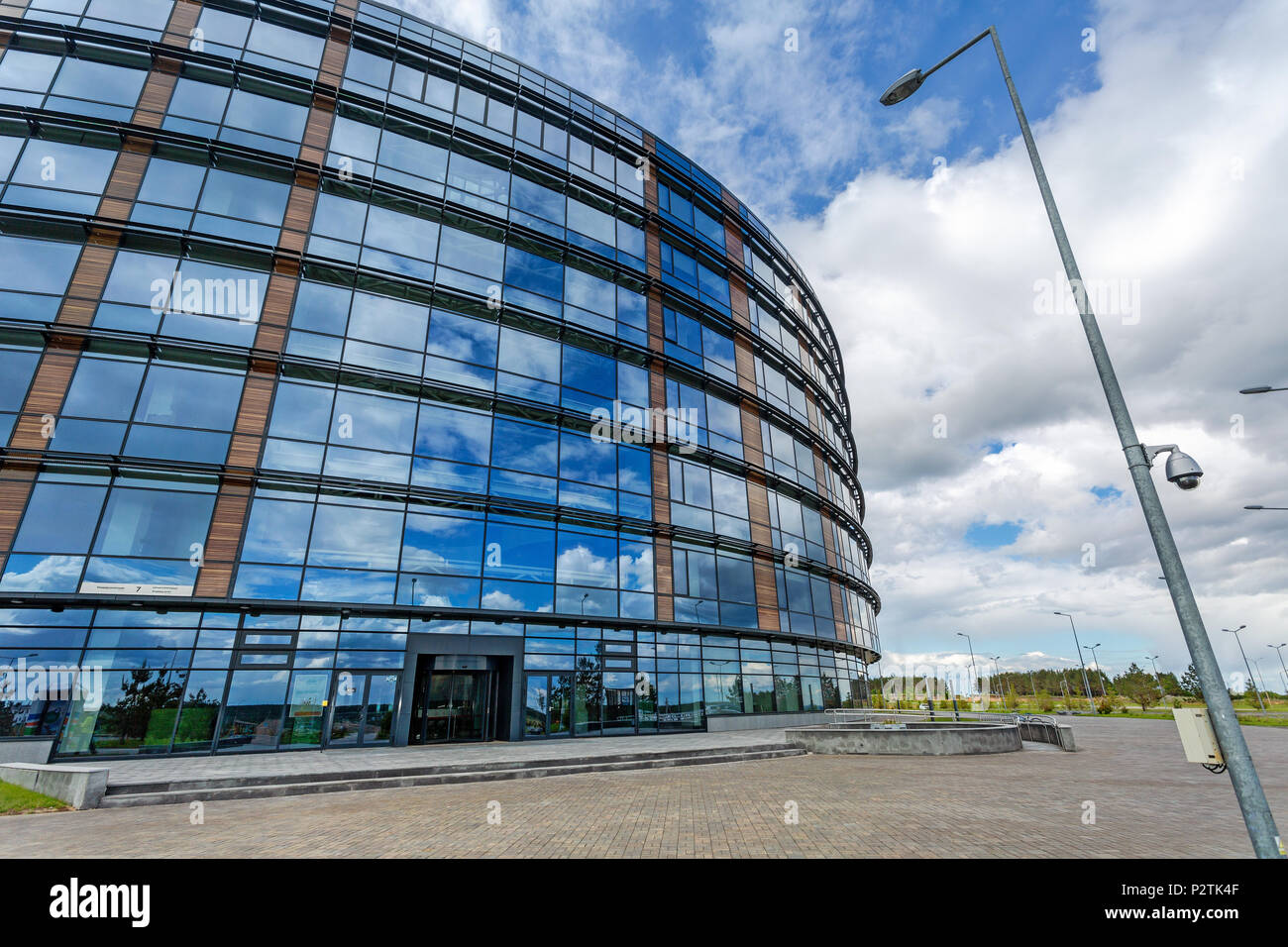 Innopolis, Russie - 11 juin 2018 : immeuble moderne de technopark nommé A. S. Popov en elle-village dans le district de Kazan. Dans la ville de République Innopolis Tata Banque D'Images