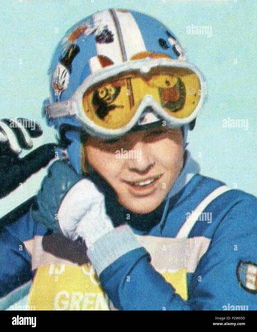 . CAMPIONI dello sport 1968/69-n.353- STEURER - SPORT INVERNALI (FRA)-rec . 1968 ou plus tôt. Florence Steurer 1968 inconnu 29 Banque D'Images