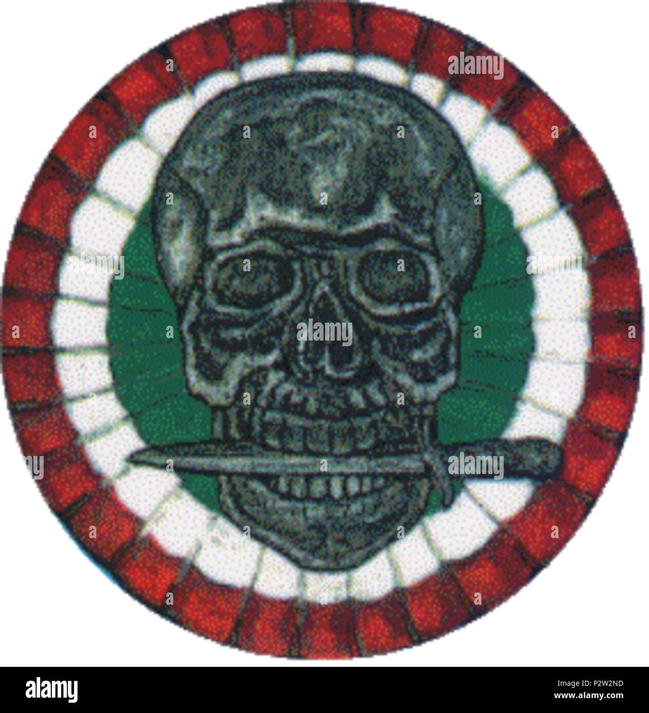 25 Emblème de la milice volontaire anticommuniste Banque D'Images