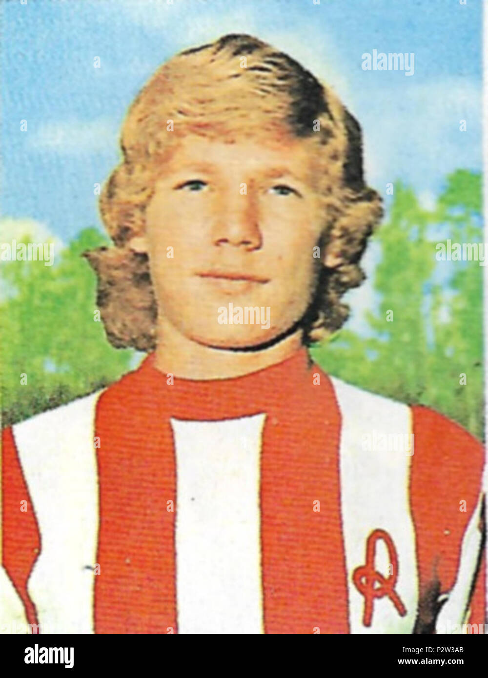 . Trading card de Fabrizio Gorin, puis le joueur de Lanerossi Vicenza . 1973. Inconnu 27 Fabrizio Gorin II LR Vicenza 1973 Banque D'Images