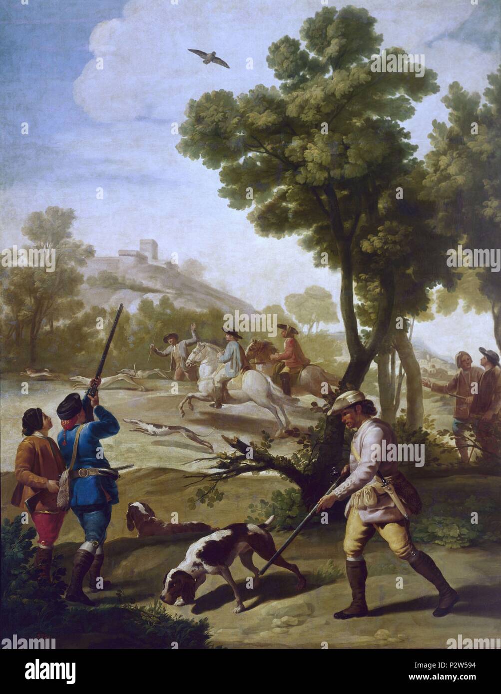 'Un', 1775, huile sur toile, 290 cm x 226 cm, P02857. Auteur : Francisco de Goya (1746-1828). Emplacement : Museo del Prado-PINTURA, MADRID, ESPAGNE. Banque D'Images