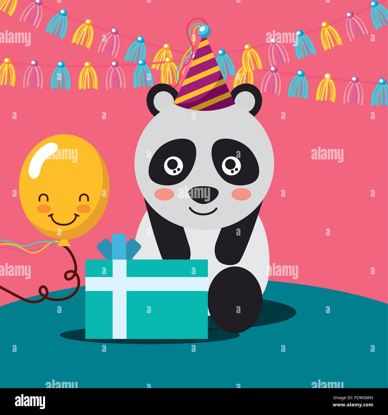 Joyeux Anniversaire Animal Mignon Image Vectorielle Stock Alamy Joyeux Anniversaire Animal Mignon Image Vectorielle Stock Alamy