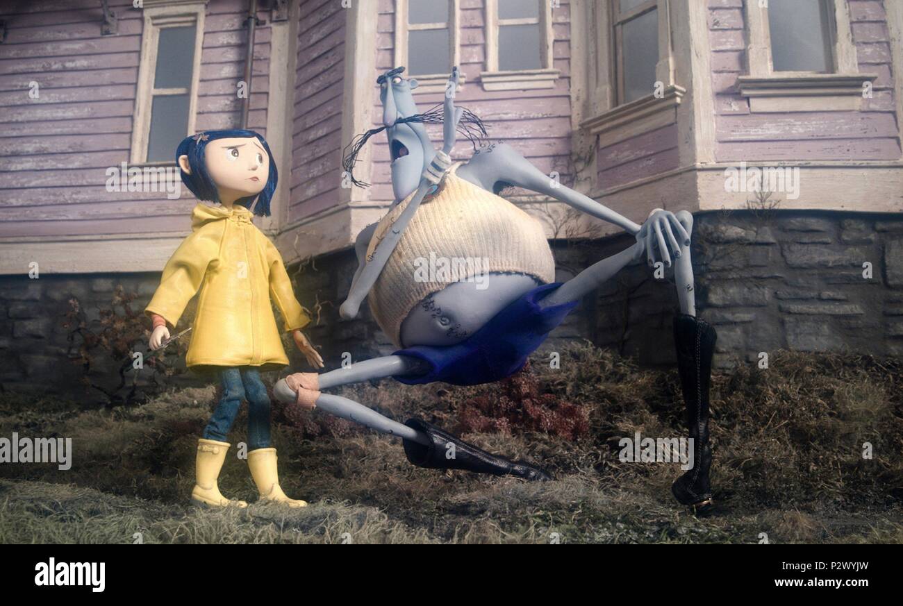 Titre original : CORALINE. Titre en anglais : CORALINE. Film Réalisateur : Henry Selick. Année : 2009. Credit : LAIKA ENTERTAINMENT / Album Banque D'Images