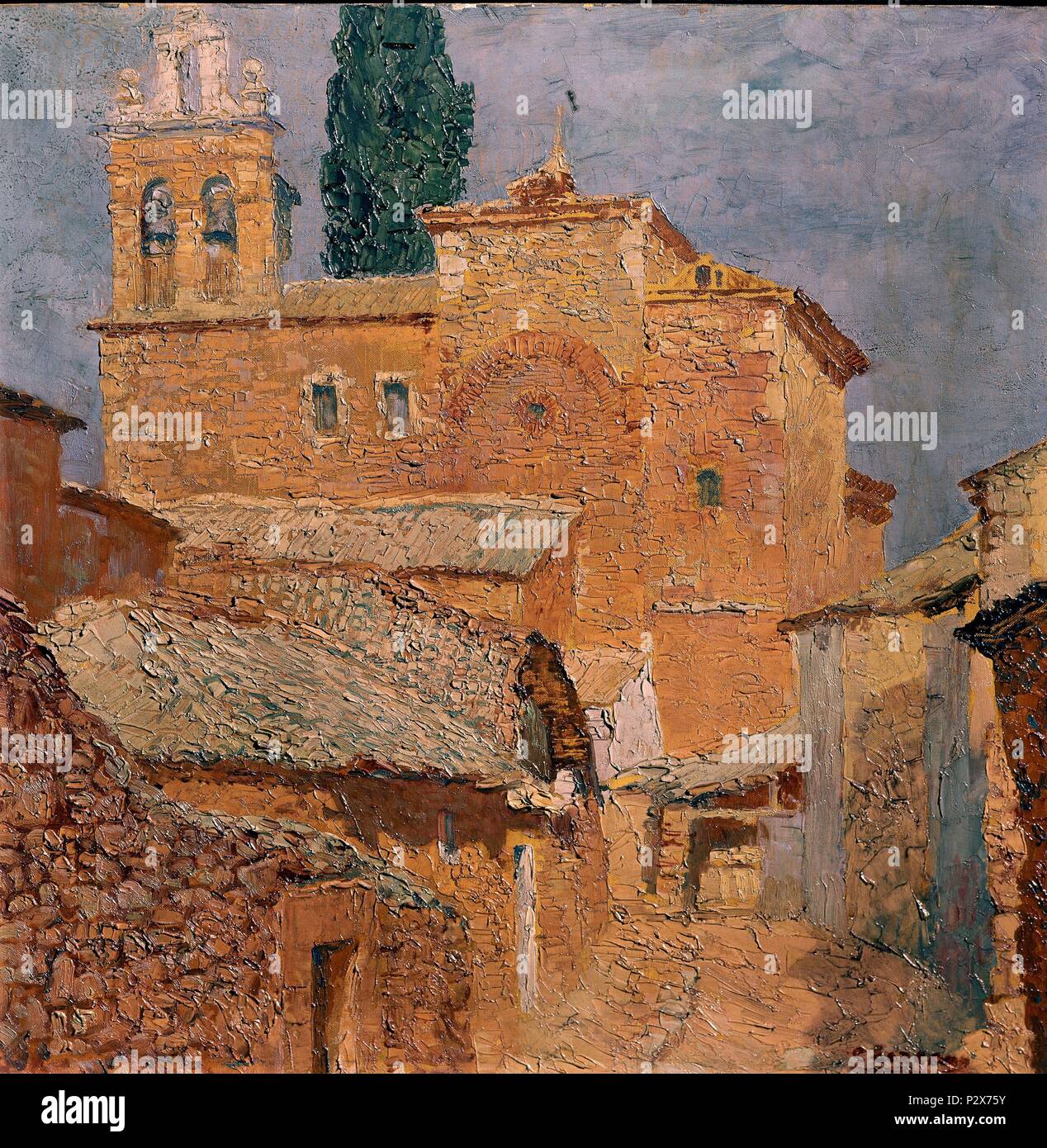 ONRUBIA (Toledo) 1928. Auteur : Carlos Lezcano (1871-1929). Lieu : Musée Reina Sofia-PINTURA, MADRID, ESPAGNE. Banque D'Images