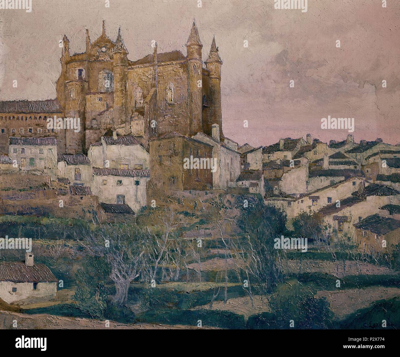 GUADALUPE CACERES (1928). Auteur : Carlos Lezcano (1871-1929). Lieu : Musée Reina Sofia-PINTURA, MADRID, ESPAGNE. Banque D'Images