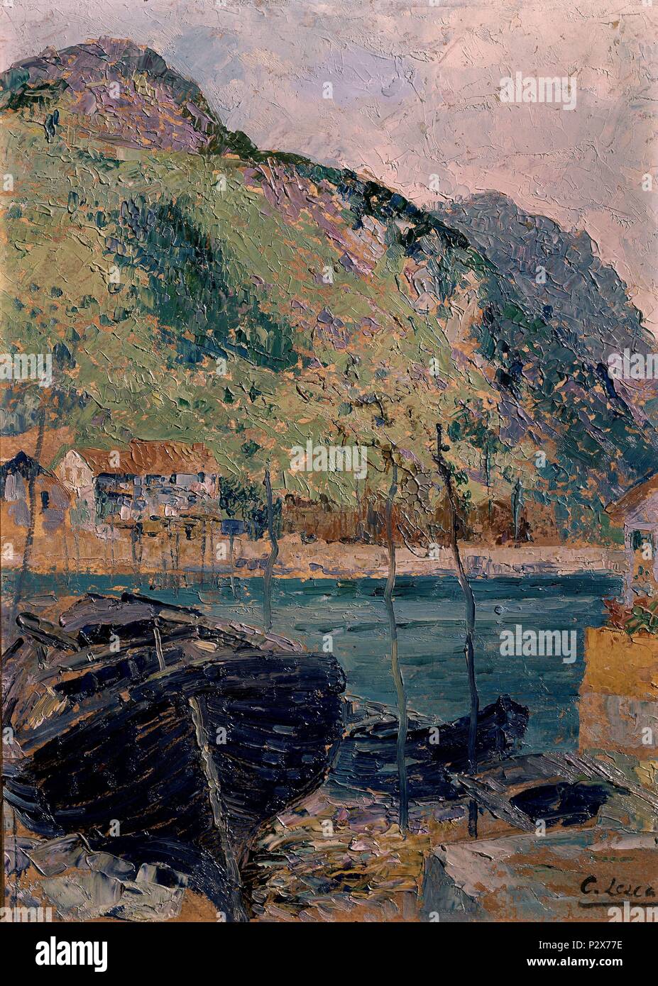 FUENTERRABIA 1928. Auteur : Carlos Lezcano (1871-1929). Lieu : Musée Reina Sofia-PINTURA, MADRID, ESPAGNE. Banque D'Images