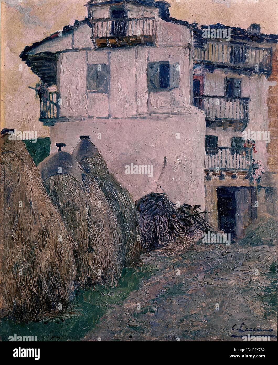 FUENTERRABIA 1927. Auteur : Carlos Lezcano (1871-1929). Lieu : Musée Reina Sofia-PINTURA, MADRID, ESPAGNE. Banque D'Images