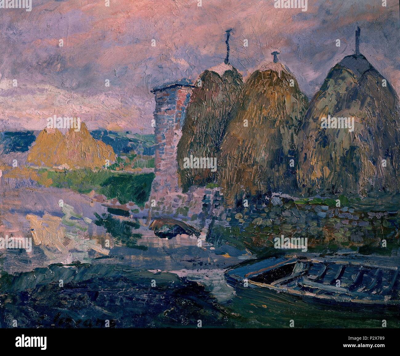 FUENTERRABIA 1929. Auteur : Carlos Lezcano (1871-1929). Lieu : Musée Reina Sofia-PINTURA, MADRID, ESPAGNE. Banque D'Images