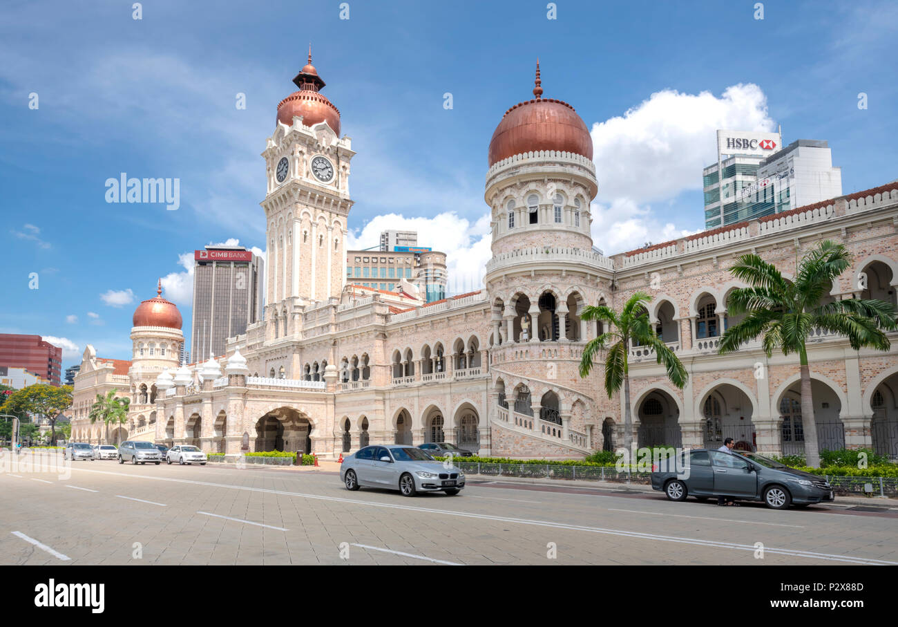 Le Sultan Abdul Samad building dans le quartier colonial de Kuala Lumpur Banque D'Images
