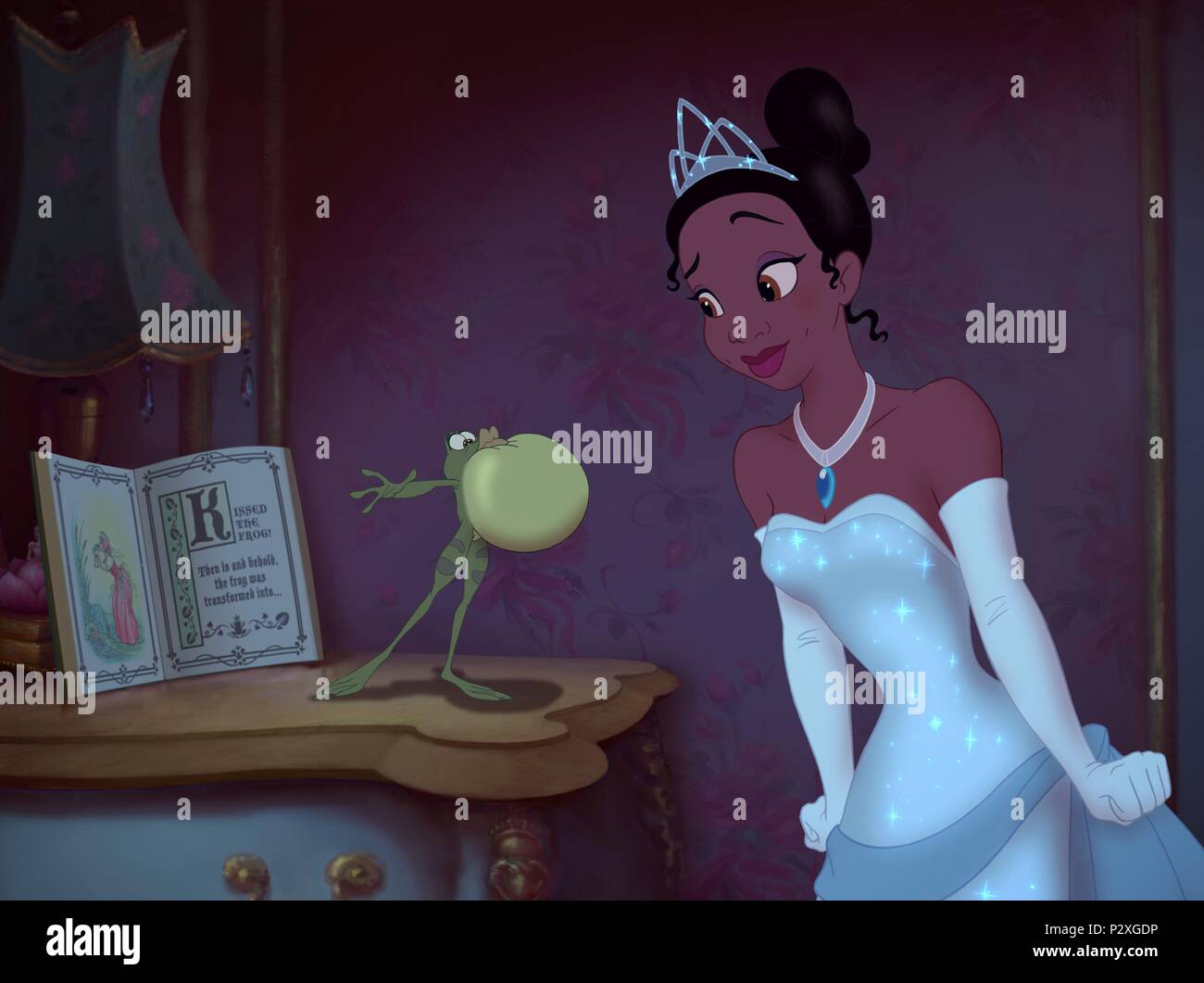 Titre original : LA PRINCESSE ET LA GRENOUILLE. Titre en anglais : LA PRINCESSE GRENOUILLE, LE. Film Réalisateur : JOHN MUSKER, RON CLEMENTS. Année : 2009. Credit : WALT DISNEY PICTURES / Album Banque D'Images