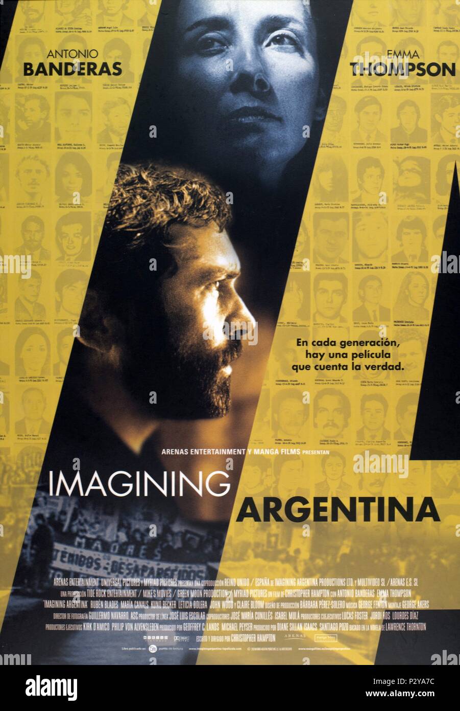 Titre original : imaginer l'Argentine. Titre en anglais : imaginer l'Argentine. Directeur : Film CHRISTOHER HAMPTON. Année : 2003. Credit : ARENAS ENTERTAINMENT / Album Banque D'Images